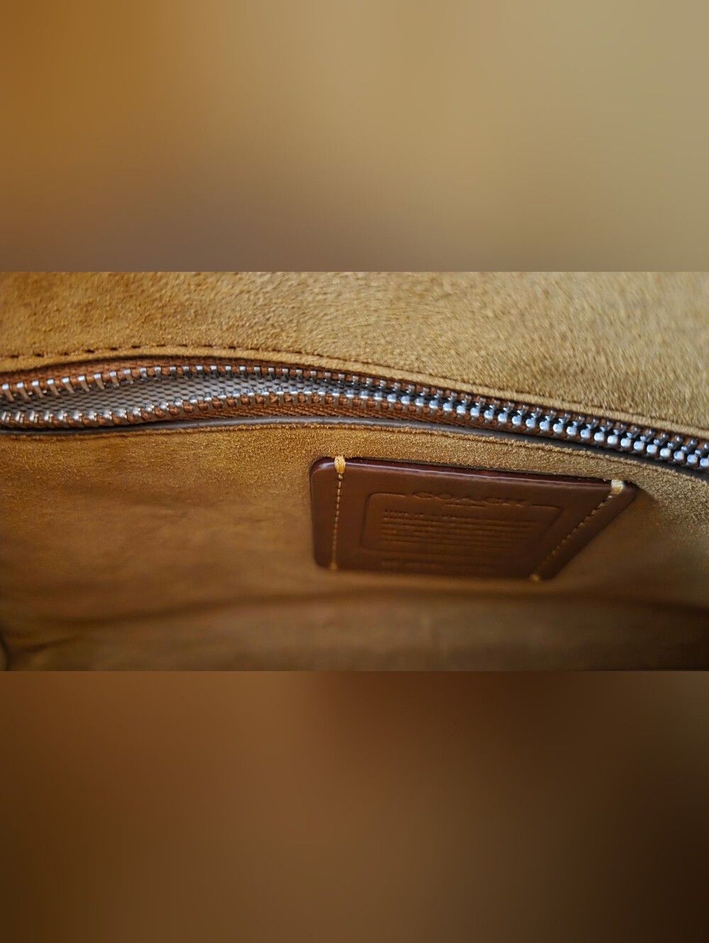 Coach Western Tabby In Burnished Amber. NWT - Picture 6 of 7